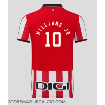 Athletic Bilbao Nico Williams #10 Maglia Gara Casa Repliche 2025-26